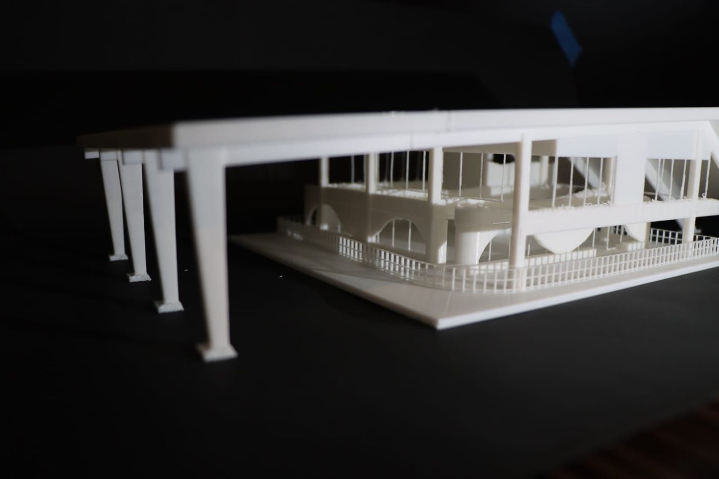 Maqueta de terreno con topografía impresa en 3D